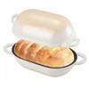 NSIRONS Enameled Cast Iron Oval Dutch Oven Pot with Lid,