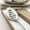 Nutella Spoon - Silver Engraved with Name - Spoon Gift