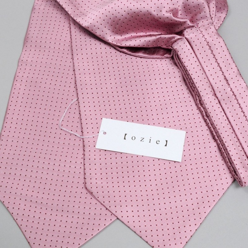 oziena – 100 – Pink [Ascot Tie Square Set] Solid