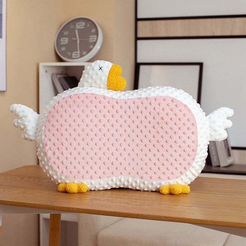 Cat Belly Pillow Memory Foam Slow Rebound Throw Pillow Goose
