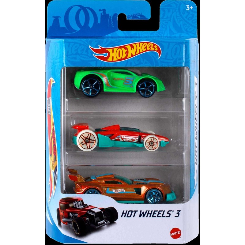 Hot Wheels 3-Pack, [Styles May Vary]