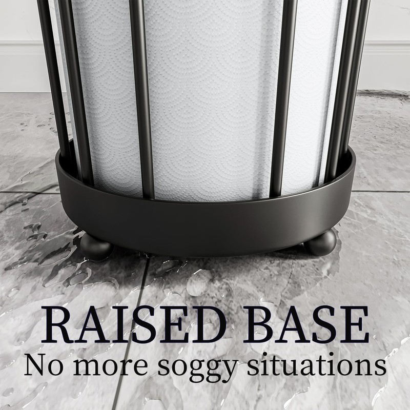 Epicano Toilet Paper Holder Stand, Freestanding Toilet Tissue Organizer, Minimalistic