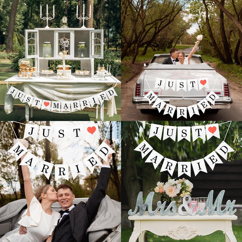 Mr and Mrs Signs Wedding Table Decorations, Wooden Freestanding Letters