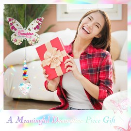 Crystal Sun Catcher for Windows, Hanging Sun Catchers for Home Decor, Window Decoration with Gift Box, Birthday Christmas for Women (bestie)