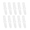 Quickun Plastic Hose Barb Fitting, 1/8" x 1/8" Barbed Splicer