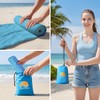 Aroveea Beach Blanket Waterproof Sandproof 1-7 Adult Oversized 78 ''