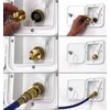Water Blowout Quick Connect Plug Fittings for Air Compressor, Winterize