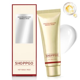 Golden Collagen Cream, Anti-Ageing Cream Women, Gold Collagen Cream for Face, Face Moisturiser, Anti-Wrinkle Cream for All Skin Types, 50 g