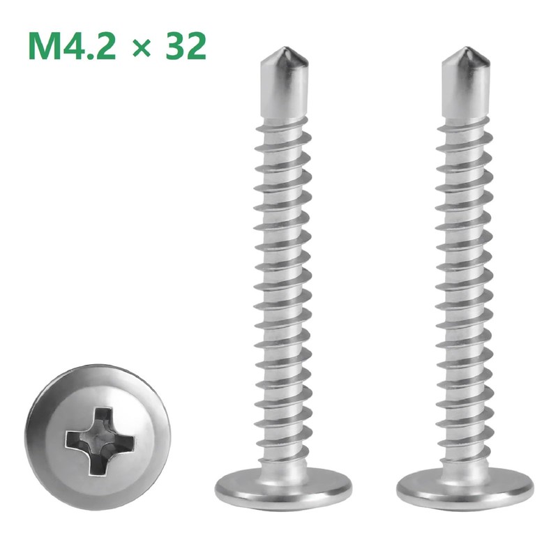 Self Tapping Screw, 410 Stainless Steel Drilling Screw M4.2 *