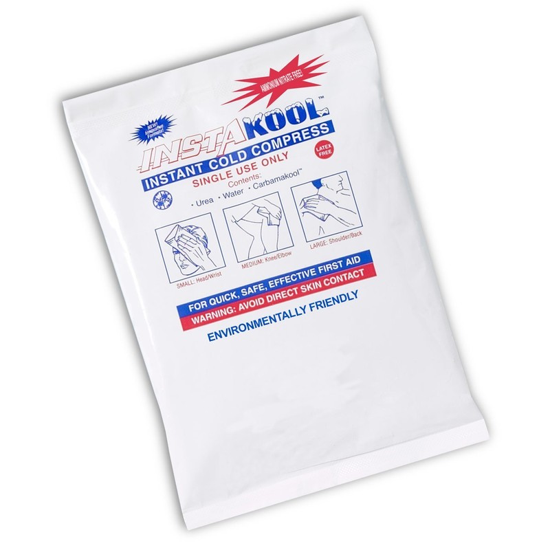 InstaKool Instant Cold Pack, 6" x 8.75" - 1/Box -