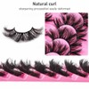 Uranian False Eyelashes Fluffy Faux Mink Lashes Dramatic Long Eye