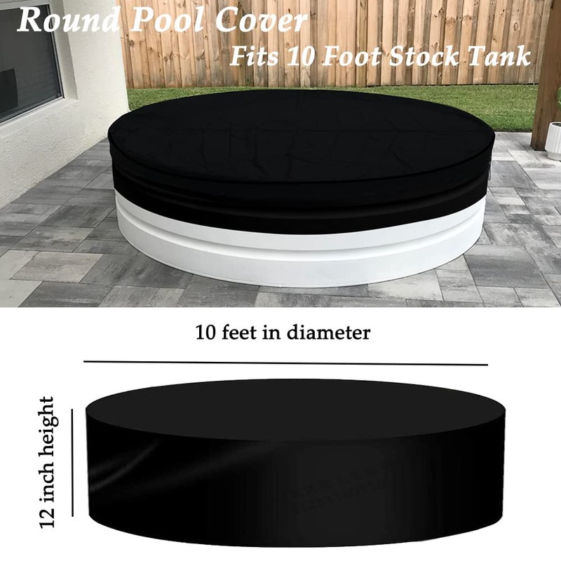 StorMaster 10ft Steel Round Stock Tank Pool Cover