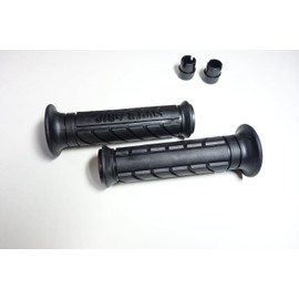 SUPERGRIP SG251 Custom Motorcycle Grip, End: Through, Black, Total Length 5.1 inches (130 mm), Bar End Cap Included