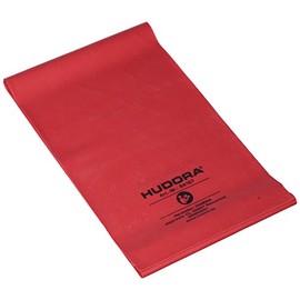 Hudora Fitness Band Red Light, 2 Metres Long in Practical Box with Exercise Book