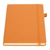 A5 Lined Notebook Portable PU Leather Hardcover Notebook with Elastic