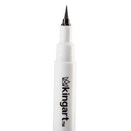 KINGART PRO Inkline Fine Line Art & Graphic Pens, Single Pen, Assorted Nibs & Sizes with Archival Japanese Ink, Size: B, Black