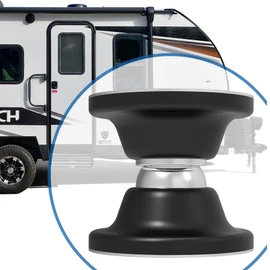 Magnetic RV Door Holder for Trailer, Camper, Motorhome,Cargo Trailer - Black Finish, Easy to Use (1-Pack)