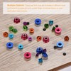 sourcing map Nylon Insert Hex Lock Nuts, 10pcs - M3