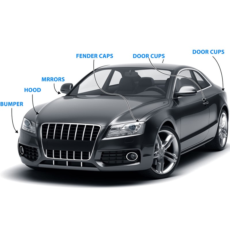 12 x 120 Inches Car Surface Protection Vinyl Film Scratch
