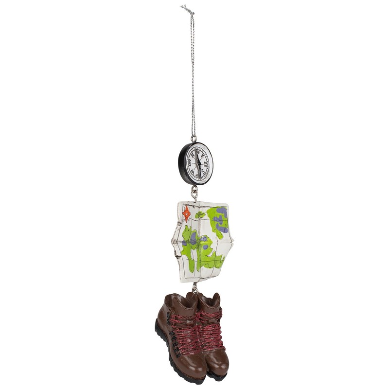 Ganz Hiking Dangle Christmas Tree Ornament 4.7 Inch Multicolor