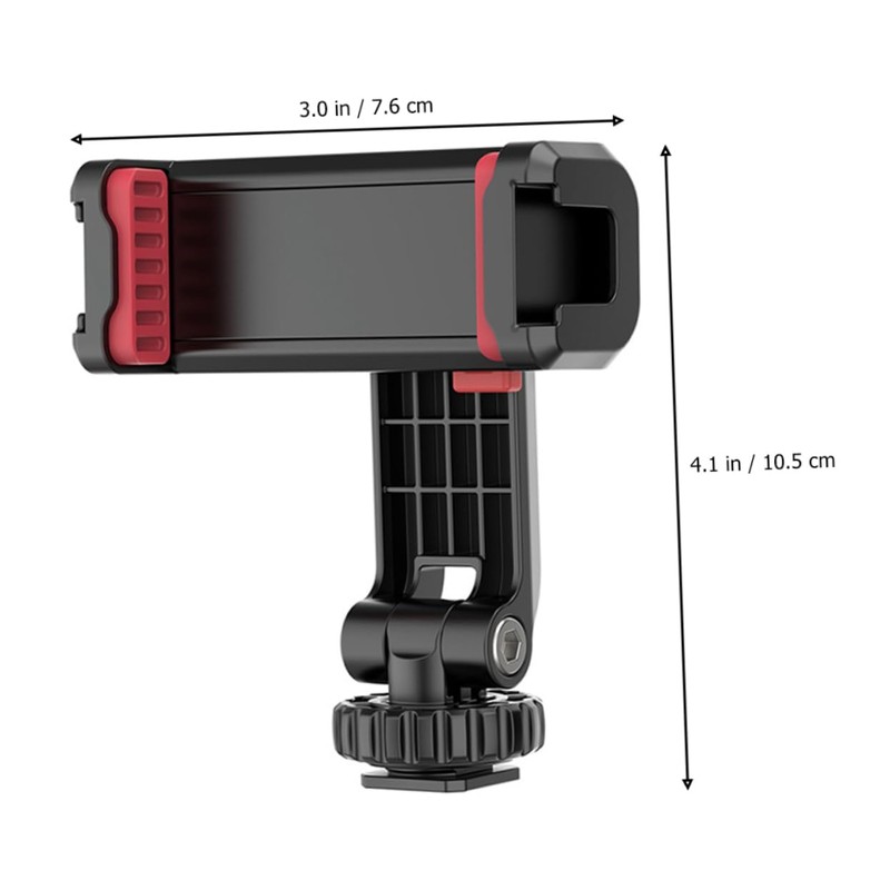 Operitacx Phone Stand for Tripod Cold Shoe Mic Mount °