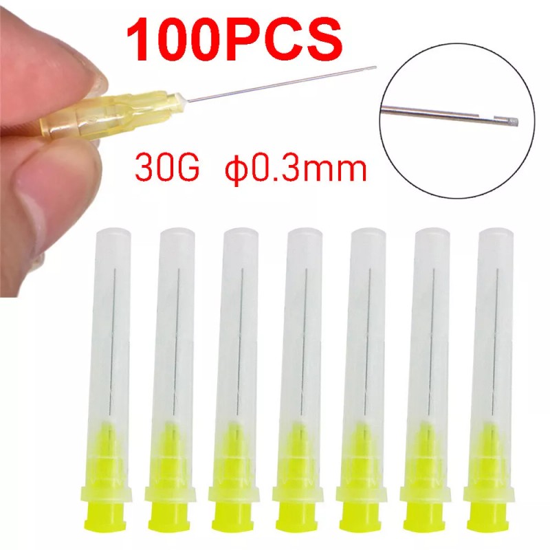 Unbranded 100pcs Dental Endo Irrigation Needle Tip 30GA End-Closed Side