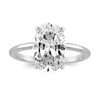 3.5ct Elongated Oval Cut Engagement Ring for Women,5A Grade Cubic