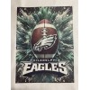 1 Philadelphia Eagles Quilt Block Football Material Fabric Logo#6