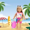 SOTOGO 34 Pieces Doll Care Set Dolls Feeding and Changing