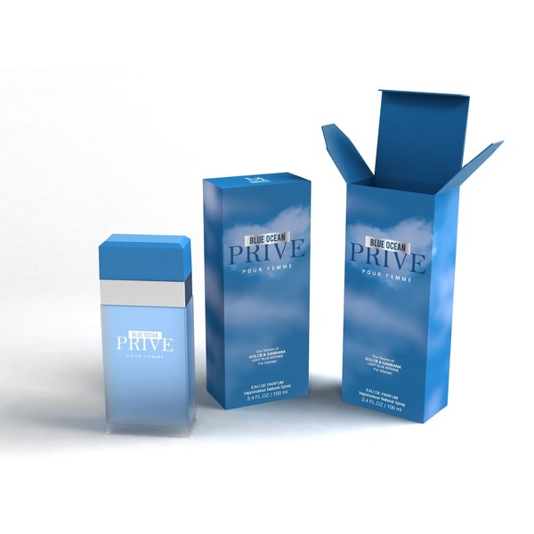 Blue Ocean Prive Women By Mirage Brand Fragrances inspired by DOLCE & GABANNA LIGHT BLUE INTENSE FOR WOMEN
