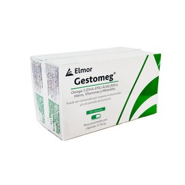 Gestomeg 60 Cápsulas Multivitaminas y Omega 3 Hombre Mujer y Embarazo