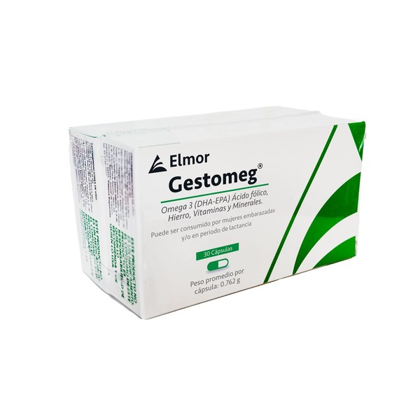 Gestomeg 60 Cápsulas Multivitaminas y Omega 3 Hombre Mujer y