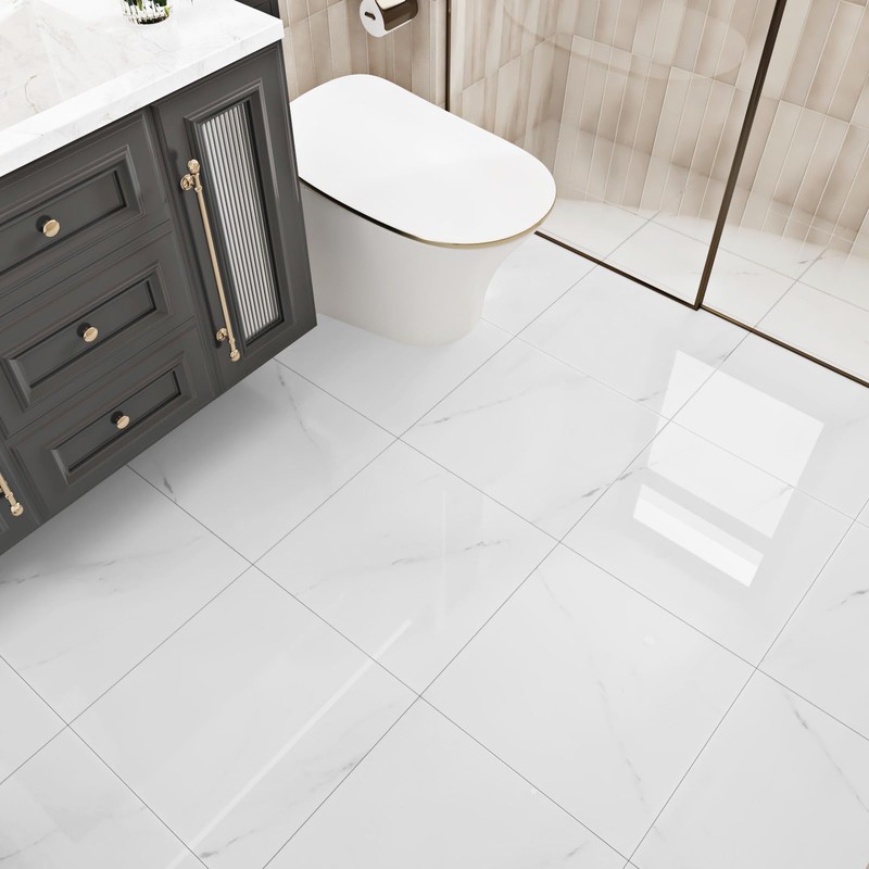 WESTICK Peel and Stick Floor Tile Bathroom 12" x 12"