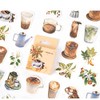 Alideco 92 Pcs Stickers Flake Retro Coffee Reward Book Collage