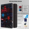 Passport Holder, RFID Blocking Passport Cover Wallet with Credit Card