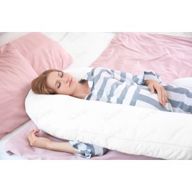 Hometex Pillowcase Only 9ft U Pillow (Grey)