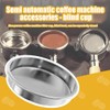 2 PCS Backflush Disk, 58 mm Filter Espresso, Stainless Steel
