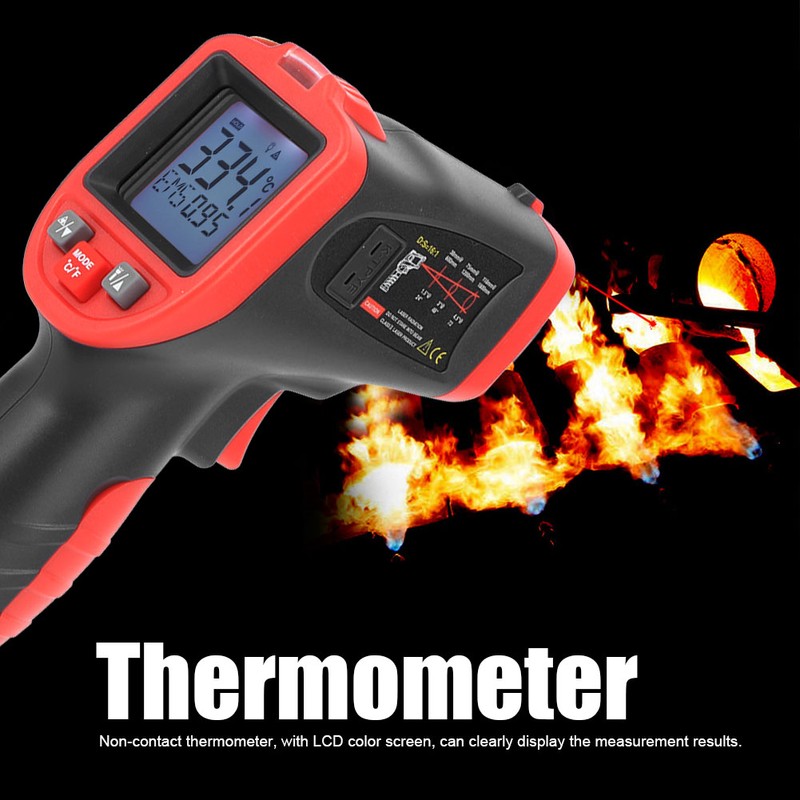 HandHeld Portable LCD Digital NonContact Infrared Thermometer Temperature Meter 50℃1050℃