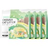 Miniso Cassava Clumping Cat Litter 11lb (4 Pack of 2.75lb