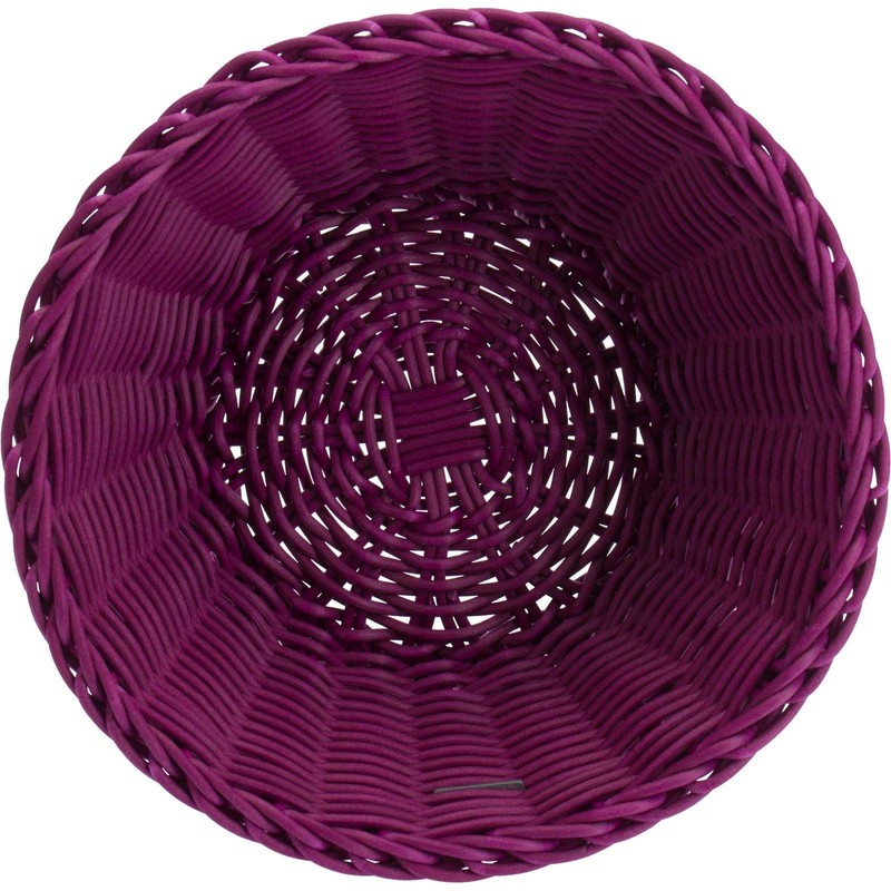 Saleen Trend Basket Round Ø18x10 cm in Purple, polypropylene 18