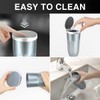 JNNJ Car Trash Bin, Car Mini Bin with Lid, Plastic