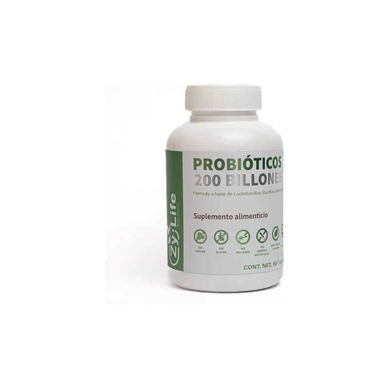200 Billones Probióticos + Fibra |60 Caps Digestión Avanzada