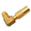 Chironal 1Pcs Brass RV Quick Gas Propane Adapter Replacement Fitting