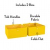 RiverRidge Home Kids Multi-Purpose Activity Table with Yellow Bins -