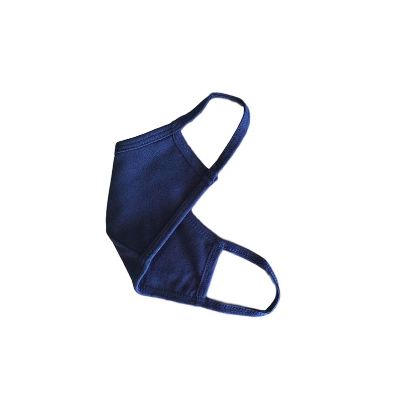 unik Children's Solid Color Cloth Face Coverings, 2 Layer, Cotton,