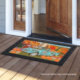 Briarwood Lane Fresh Picked Pumpkins Fall Doormat Pickup Autumn Indoor Outdoor 30" x 18"