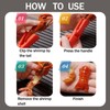 2 Pcs Crawfish Peeler Tool +5 Disposable Gloves Universal Crayfish