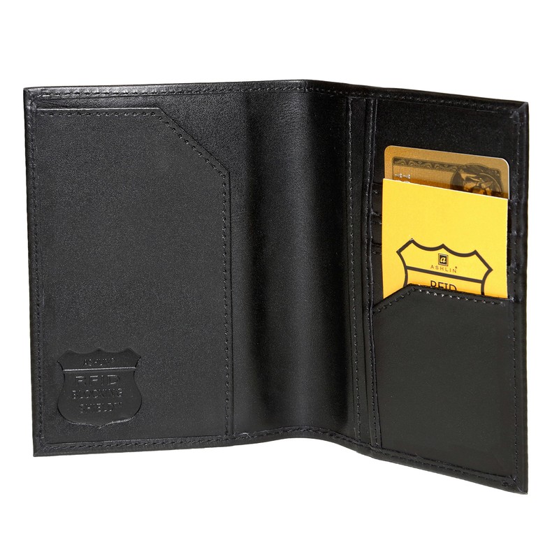 ASHLIN Passport Holder Travel Wallet – Vegan Leather RFID Holds