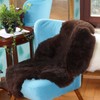 Hollert Lambskin Espresso 100-110 cm Real Merino Sheepskin Cuddly Soft