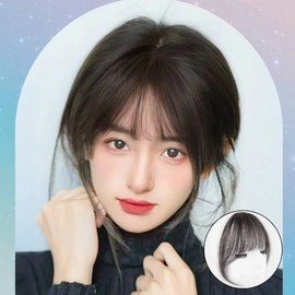 Natural natural bangs partial wig hair fashion item (WFHEJEF) dark brown - ONEWFHEJEF / 자연스러운 네추럴 앞머리 부분가발 헤어 패션 아이템 (WFHEJEF) 흑갈색 - ONEWFHEJEF